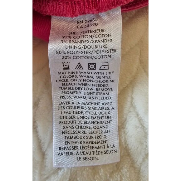 Pendleton Womens Pants pink Size 10 Chino Pant Straight High Rise 100% Cotton - Picture 4 of 4